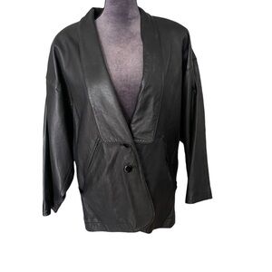 Axis Vintage Womens Leather Jacket Size M‎